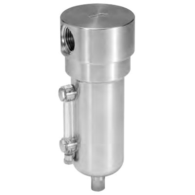 Wilkerson SM2 Series Coalescing Filter, STAINLESS STEEL, Port Size 1/2; Flows to 46 SCFM